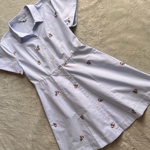 Hill House Dresses Hill House Laura Button Cottagecore Embroidered